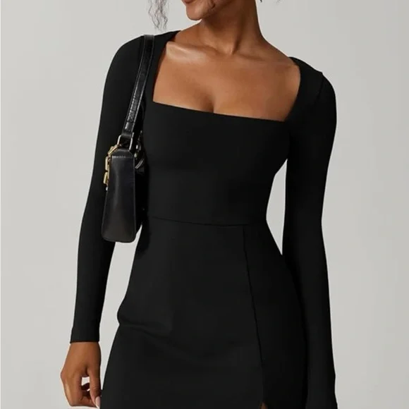 Square Neck Bodice Dress - Picture 3 of 12